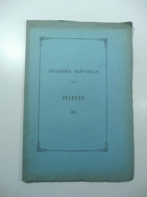 Accademia Raffaello. Statuto